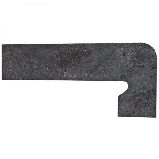 Плинтус для ступеней Zanquin Metalica Basalt drch.(правый) 39,5*17,5*1